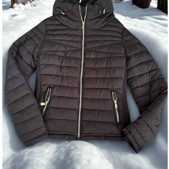 Women's Black Quilted Jacket - Picture 1 of 4